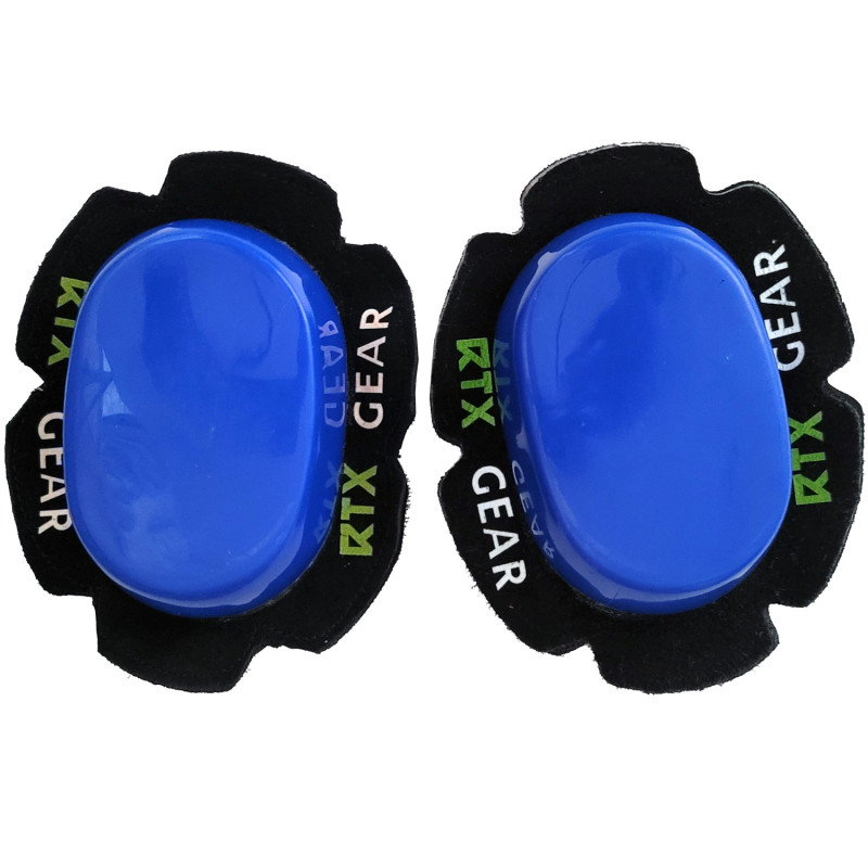 RTX BLUE Universal Durable Motorcycle Knee Sliders Motorbike Knee Slider Pucks
