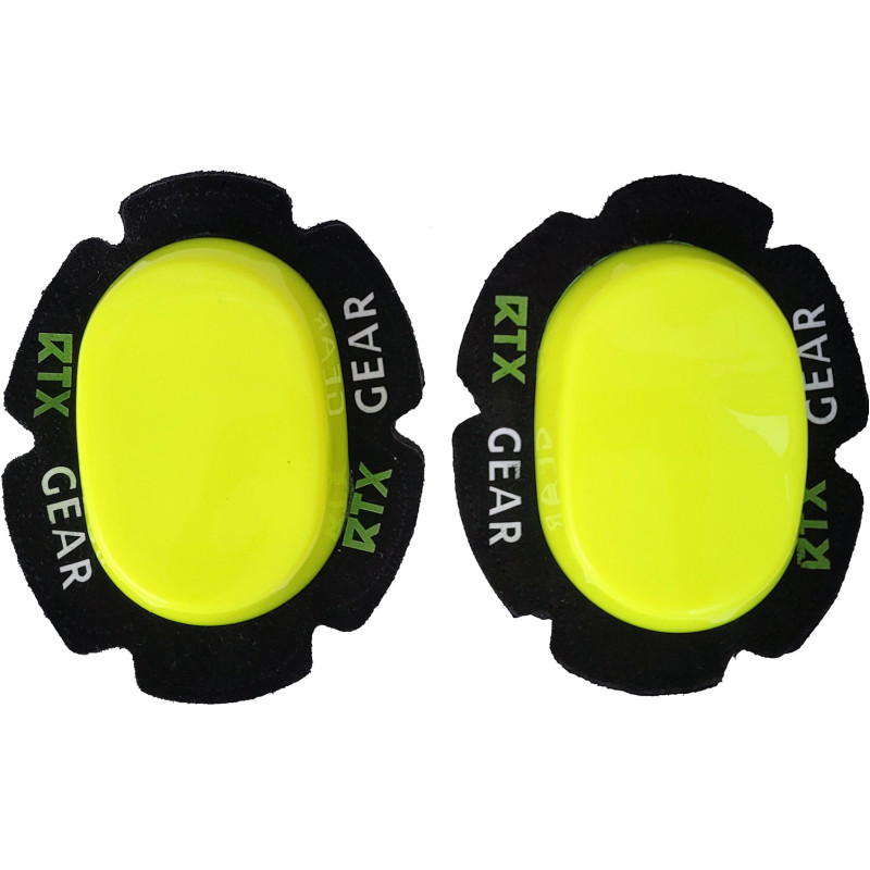 RTX FLORO Universal Durable Motorcycle Knee Sliders Motorbike Knee Slider Pucks