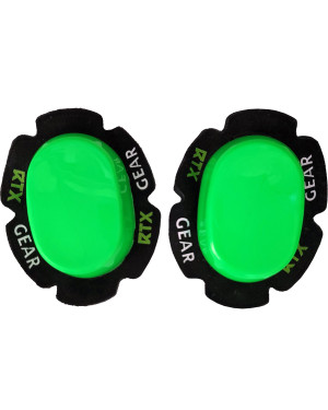 RTX GREEN Universal Durable Motorcycle Knee Sliders Motorbike Knee Slider Pucks