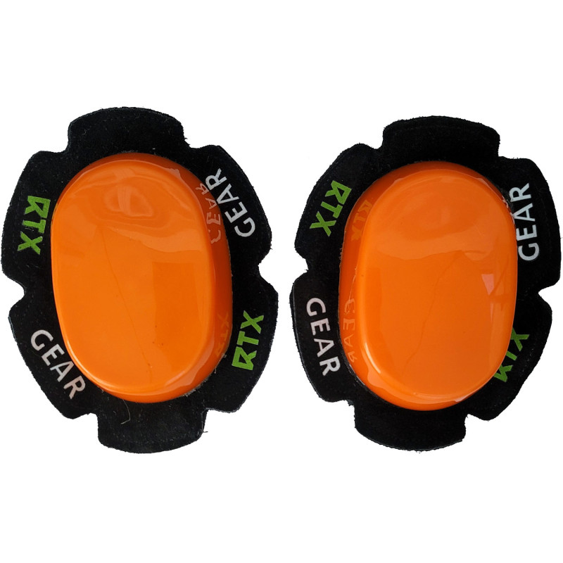 RTX ORANGE Universal Durable Motorcycle Knee Sliders Motorbike Knee Slider Pucks
