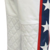 Evel The Legendary Daredevil White Premium Full Leather Trouser
