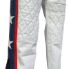 Evel The Legendary Daredevil White Premium Full Leather Trouser