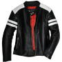 FIGHT CLUB Brad Pitt Black & White Casual Full Leather Biker Jacket