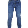 RTX Pro Blue Motorcycle Biker Denim JEANS with SAS-TEC CE Level 2 Armour & Made with Full Leg Length Kevlar® Lining