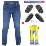 RTX Pro Blue Motorcycle Biker Denim JEANS with SAS-TEC CE Level 2 Armour & Made with Full Leg Length Kevlar® Lining
