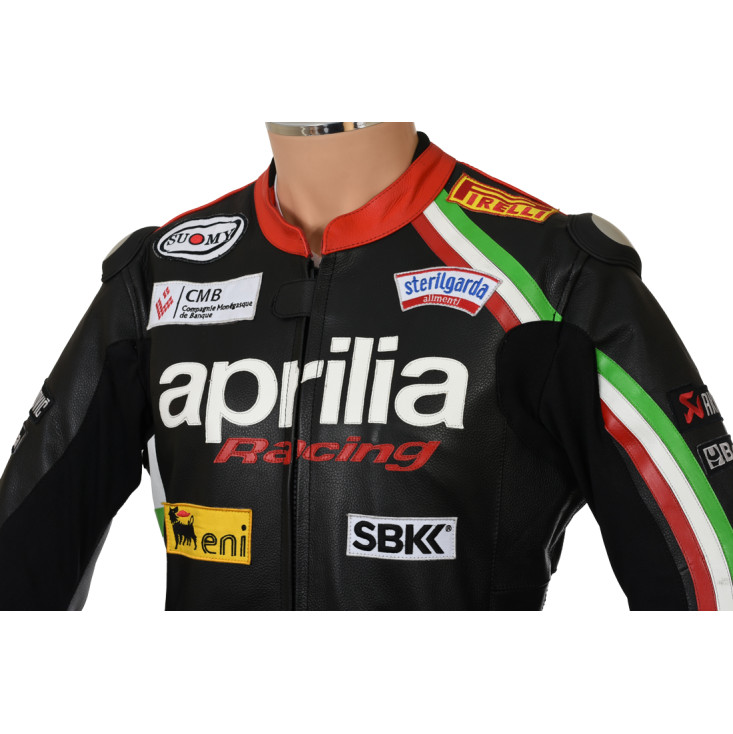 Aprilia SBK MAX Italia Max Motorcycle Leather Motorcycle Suit