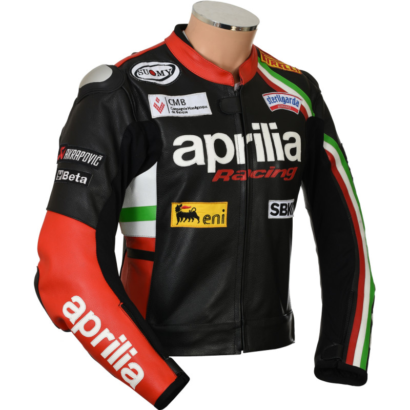 Aprilia SBK MAX Italia Max Motorcycle Leather Motorcycle Suit
