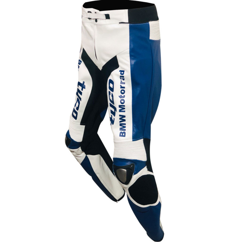 Tyco BMW Team Race Replica Edition Leather Biker Trouser Pants