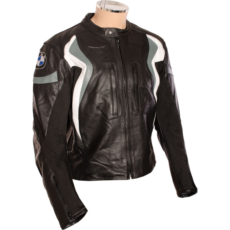 BMW Classic Cruiser Pro Black Leather Motorcycle Jacket