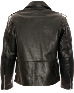 SALE - All American Mod Biker Classic Black Leather Jacket