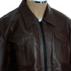 SALE - Rogue Drifter Brown Casual Leather Jacket 3XL
