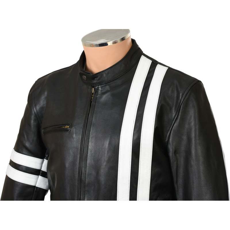 DRIVER San Francisco Soft Black Leather Jacket