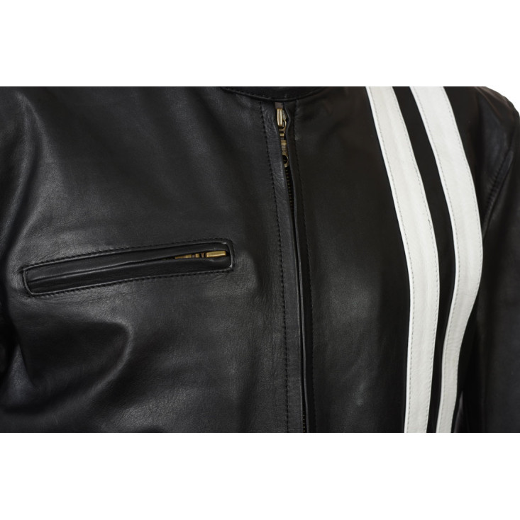 DRIVER San Francisco Soft Black Leather Jacket