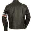 Peter Fonda Easy Rider Classic Biker Style Cruiser Leather Jacket