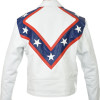 Evel The Legendary Daredevil Royal Blue Wembley Tribute Pure Leather Jacket