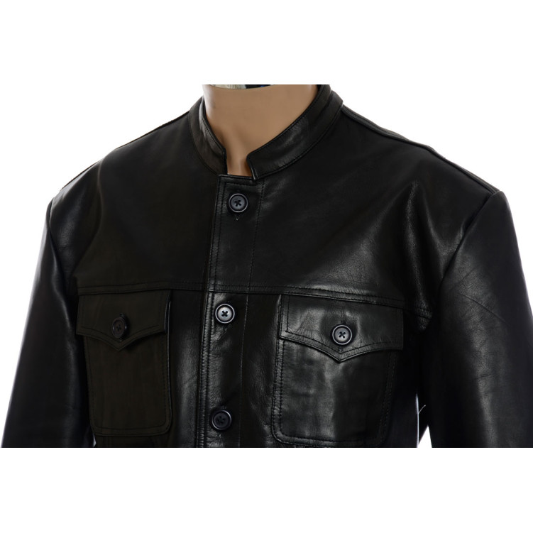 Paul Weller Modfather Leather Club Jacket
