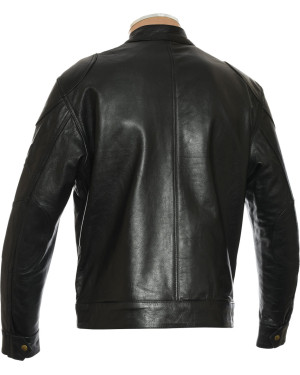RTX Roadmaster Pure Leather Black Biker Jacket 