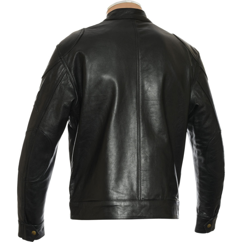 RTX Roadmaster Pure Leather Black Biker Jacket 