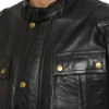 RTX Roadmaster Pure Leather Black Biker Jacket 