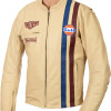 Steve McQueen Cream Gulf Classic Le-Man Armoured Biker Jacket