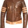 LOGAN Wolverine XMEN Brown Leather Jacket