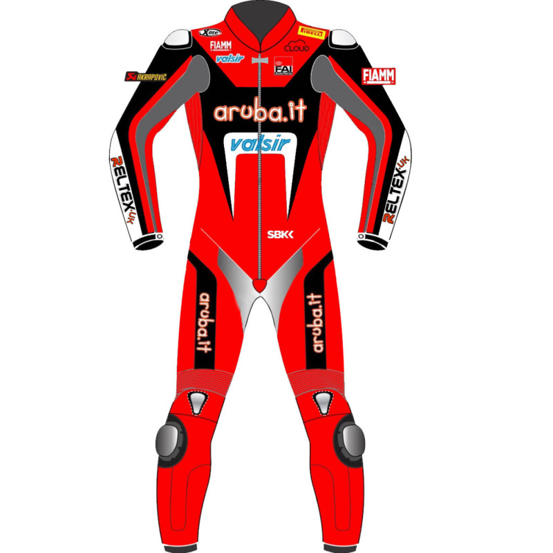 Aruba.it Racing Ducati Team MotoGP Biker One Piece Race Leathers