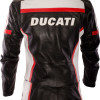 Ducati Classic Black Leather Motorcycle Suit