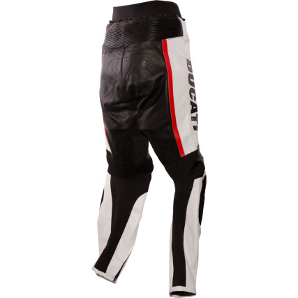 Ducati Black Classic Leather Motorcycle Trouser