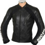 Ducati Classic Black Racing Leather Motorcycle Jacket