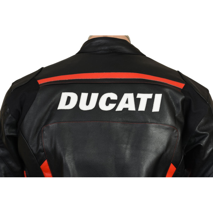 Ducati Diavel Racing Leather Motorcycle Jacket