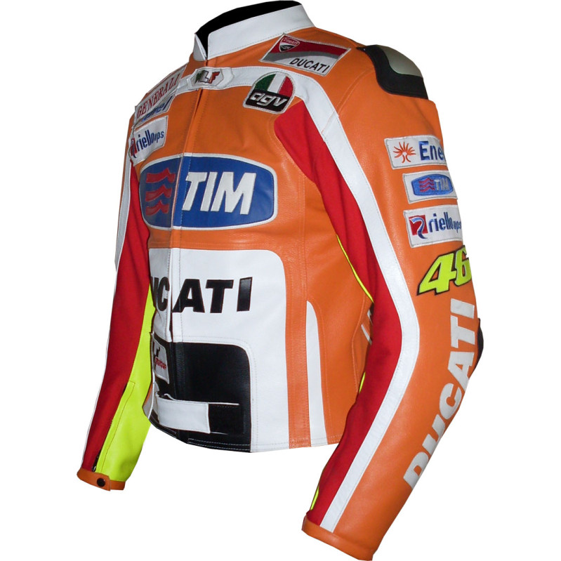 Rossi MotoGP Replica Team Ducati Biker Jacket
