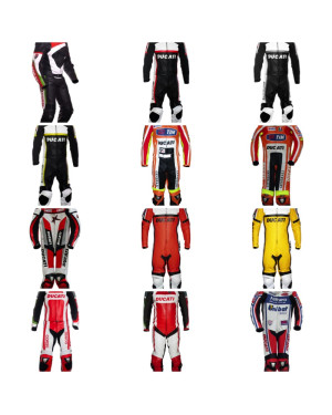 Custom Made DUCATI Leather Motorcycle Suit