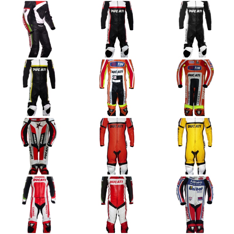 Custom Made DUCATI Leather Motorcycle Suit