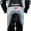 RTX Halo Grey Black Motorcycle Leathers 1Pc Suit
