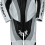 RTX Halo Grey Black Motorcycle Leathers 1Pc Suit