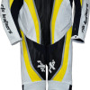 RTX Halo Yellow Black Motorcycle Leathers 1Pc Suit