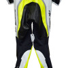 RTX Halo Floro Yellow Black Motorcycle Leathers 1Pc Suit