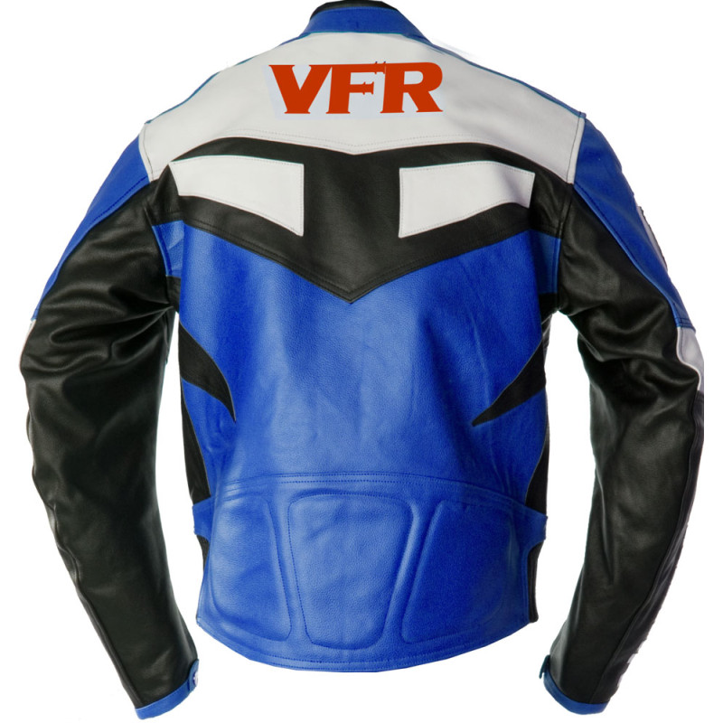 Classic Honda VFR Motorbike Motorcycle Leather Jacket