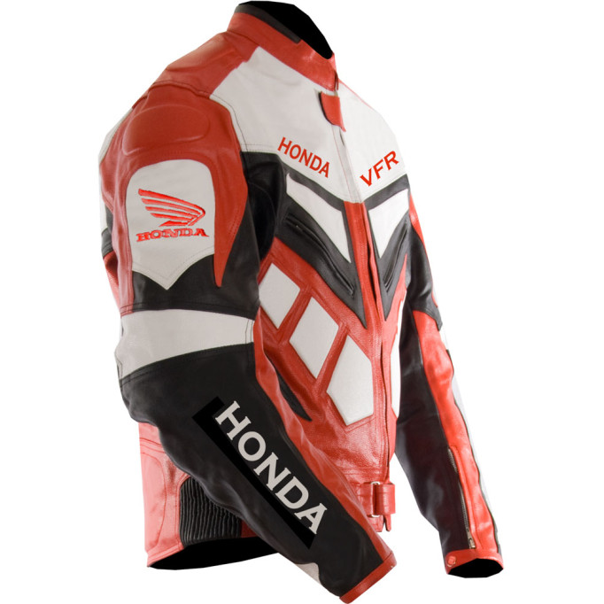 Classic Honda VFR Motorbike Motorcycle Leather Jacket