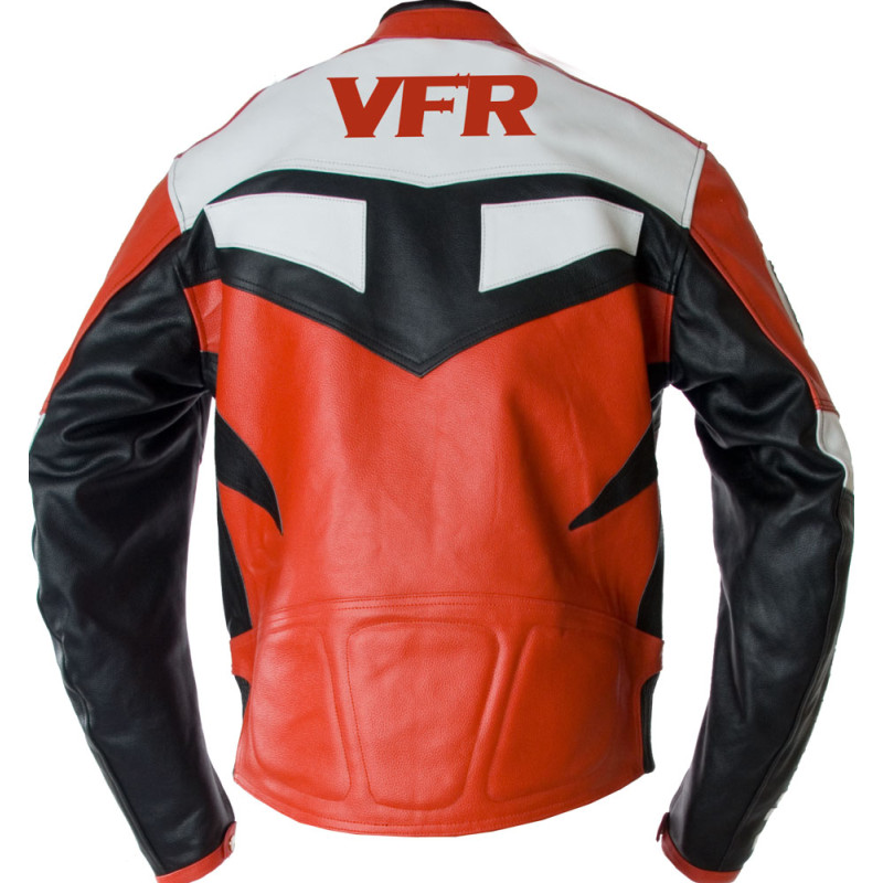 Classic Honda VFR Motorbike Motorcycle Leather Jacket