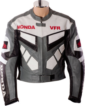 Classic Honda VFR Motorbike Motorcycle Leather Jacket
