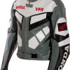 Honda VFR Grey Sportsbike Motorcycle Leather Jacket