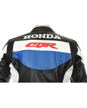 Honda Racing CBR Classic BLUE Motorcycle Leather Suit