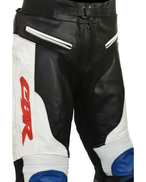Honda CBR Blue Real Leather Motorcycle Pant