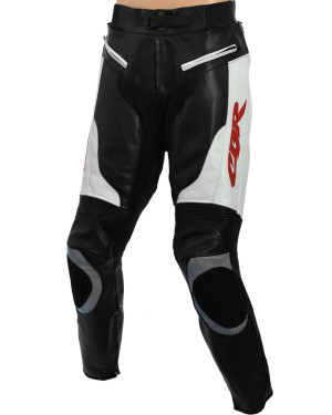 Honda Grey CBR Leather Motorcycle Trouser 