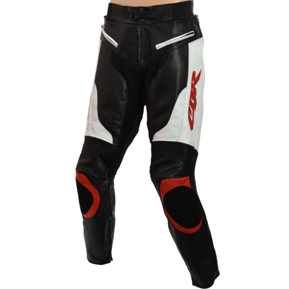 Honda Red CBR Racing Real Leather Motorcycle Pant