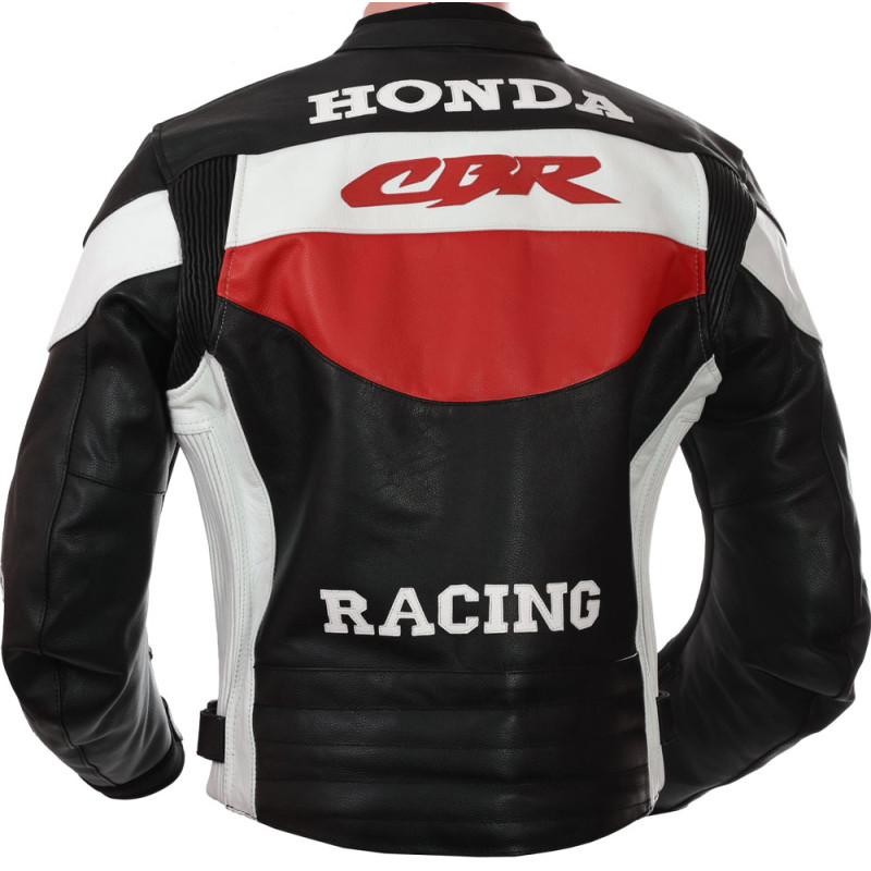 Honda CBR Red Motorcycle Leather Biker Jacket