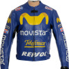 Telefonica Movistar Repsol Leather Motorcycle Jacket 