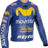 Telefonica Movistar Repsol Leather Motorcycle Jacket 
