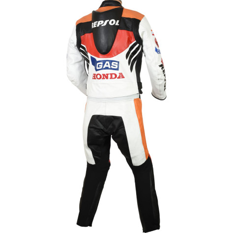 Honda Repsol Gas Moto GP Biker Leather Suit